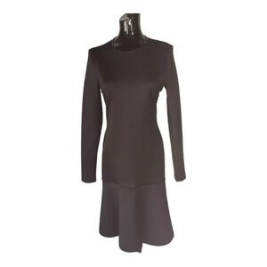 Clover Canyon Black Long Sleeve Scuba Dress Size Medium NWT